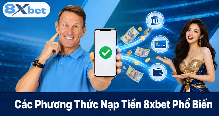 Các Phương Thức Nạp Tiền 8xbet Phổ Biến