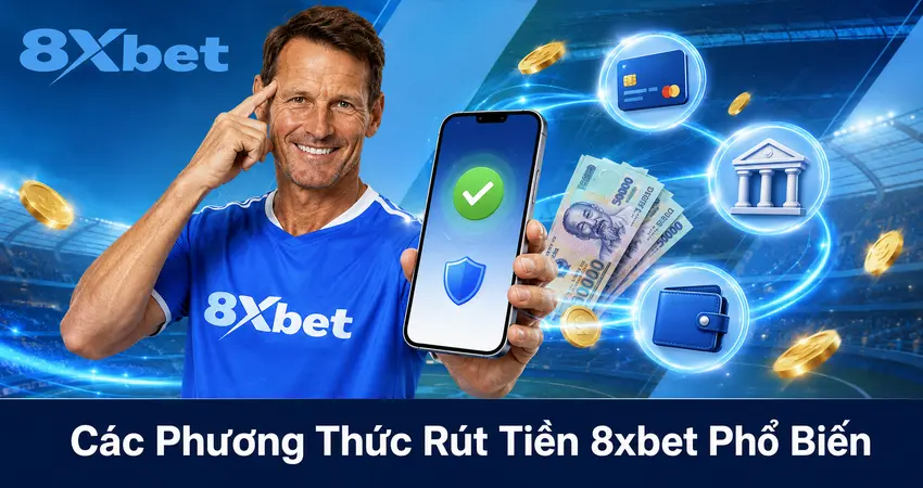 Các Phương Thức Rút Tiền 8xbet Phổ Biến