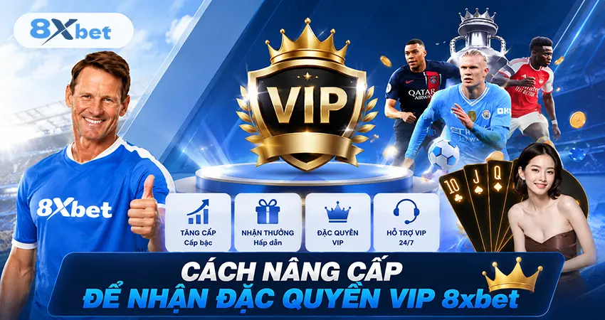 Cách Nâng Cấp Để Nhận Đặc Quyền VIP 8xbet